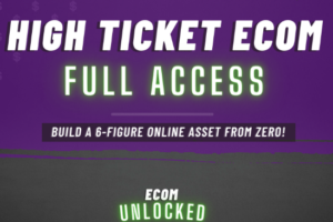 Ecom Unlocked – High Ticket Ecom Full Access Download Download