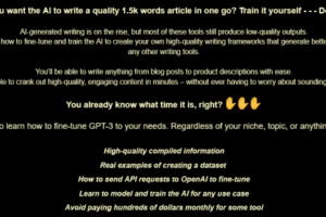 [METHOD] Stop Wasting Money on AI Writers Train And Fine-Tune Your Own AI For Free With No Code ⚡⚡⚡Real Method & Practice Examples ⚡⚡ Download Download