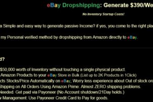 [METHOD] ⚡️➡️$390Week BLUEPRINT+PROOF✅Scalable Method❤️Amazon to eBay Dropship✅ Download Download