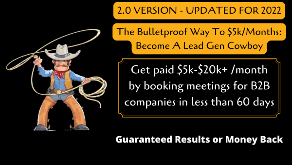 The Bulletproof Way To $5kMonths In 2022 Become A Lead Gen Cowboy Download Download