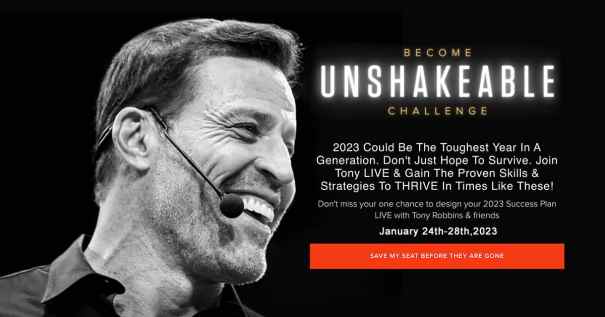 Tony Robbins – Become Unshakeable Challenge 2023 Download Download