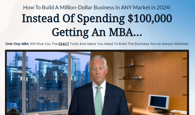 Brian Tracy – One-Day MBA How To Build A Million-Dollar Business In ANY Market in 2024 Download Download