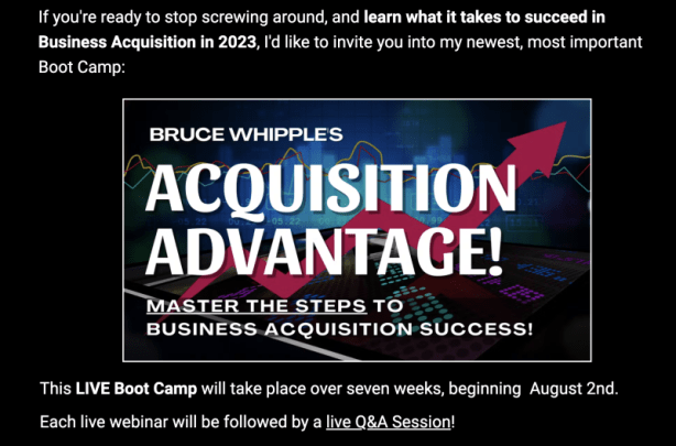 Bruce Whipple – Acquisition Advantage Download Download