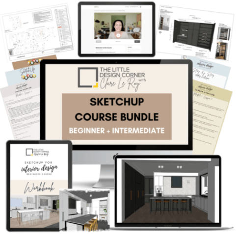 Clare Le Roy – SketchUp Beginner + Intermediate Course Bundle Download Download