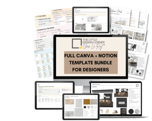 Clare Le Roy – The Complete Canva and Notion Template Bundle for Designers Download Download