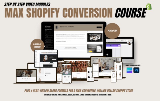 David Kollar – Max Conversion Shopify Course Download Download