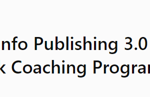 Duston Mcgroarty – The Info Publishing 3.0 8-Week Coaching Program Download Download