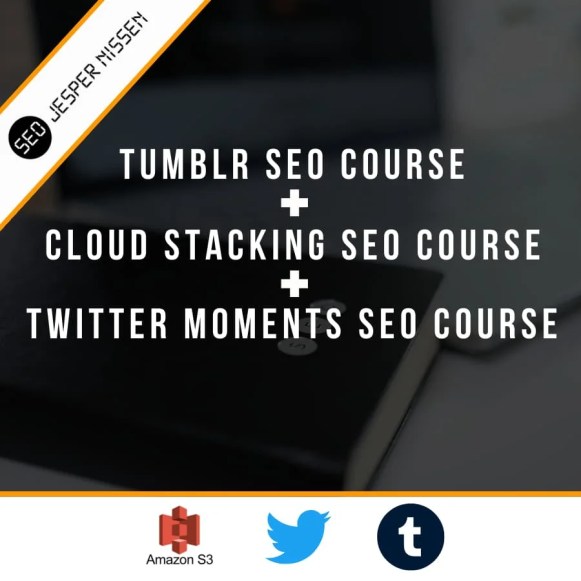 Jesper Nissen – Ultimate Linkbuilding SEO Course package (Tumblr + Cloud Stacking + Twitter Moments) Download Download