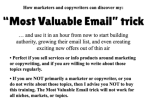 John Bejakovic – Most Valuable Email Download Download