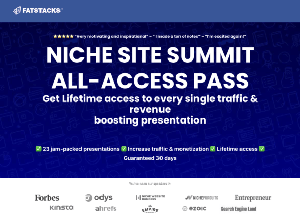 Jon Dykstra – Niche Site Summit Recordings Download Download