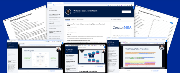 Justin Welsh – The Creator MBA Download Download