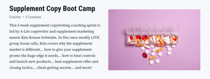 Kim Krause Schwalm – Supplement Copy Boot Camp Download Download