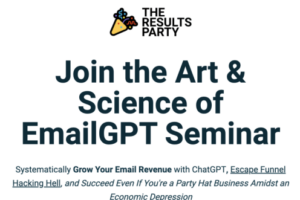 Mike Becker – Art & Science of EmailGPT Seminar Download Download