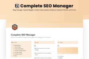 Notion For SEO – Complete SEO Manager For Notion Download Download