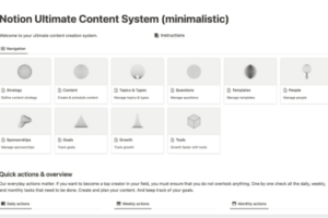 NotionWay – Notion Ultimate Content System (aesthethic) & (minimalistic) Download Download