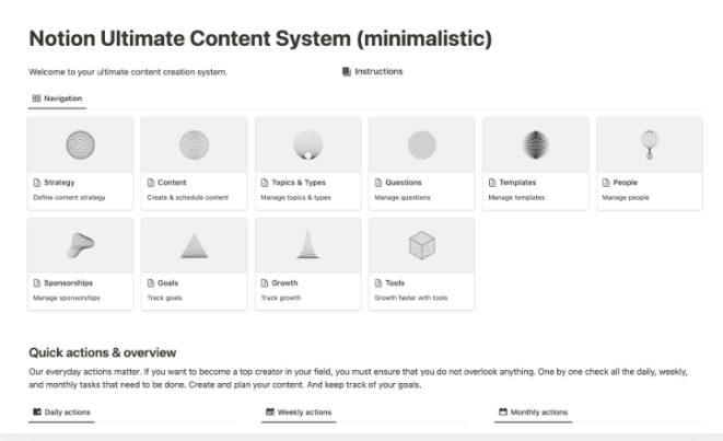 NotionWay – Notion Ultimate Content System (aesthethic) & (minimalistic) Download Download