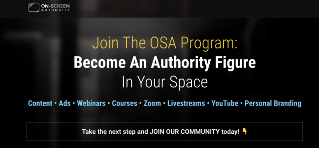 On-Screen Authority – The Online Course Download Download