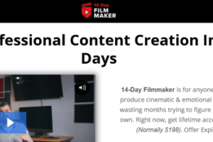 Paul Xavier – 14 Day Filmmaker – Learn Pro Content Creation In Just 14 Days Download Download