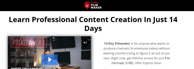 Paul Xavier – 14 Day Filmmaker – Learn Pro Content Creation In Just 14 Days Download Download