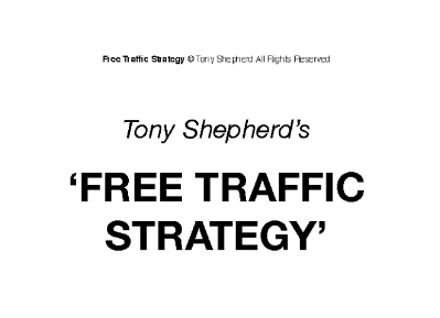 Tony Shepherd – Free Traffic System Workshop Download Download